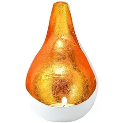 Deko Aesthetic Teelichthalter Kerzenhalter Rasin Weiss