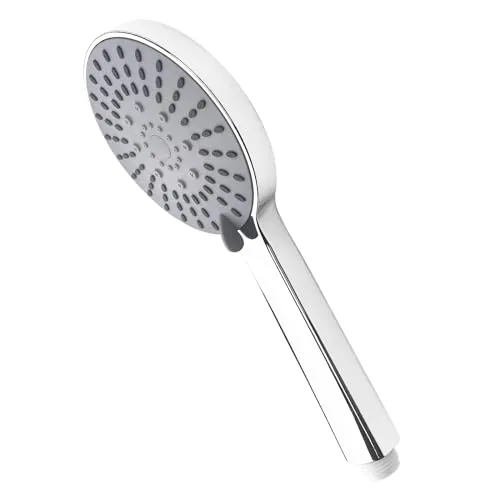 Fousenuk Duschkopf Wassersparend, 5 Strahlarten Duschbrause, Shower Head, Handbrause Gross, Brausekopf Dusche, Sparduschkopf Testsieger, Spar Duschköpfe, Handbrausen Gross, Hochdruck Duschsparkopf