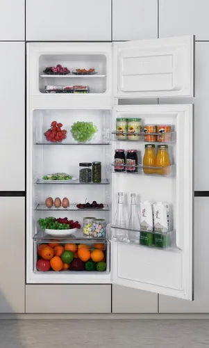 Hanseatic Einbaukühlgefrierkombination HEKS14454GE, 145 cm hoch - Kühl-Gefrierkombination mit 4-Sterne-Gefrierfach und energieeffizienter LED-Innenbeleuchtung, ideal für platzsparende Einbau-Lösungen.