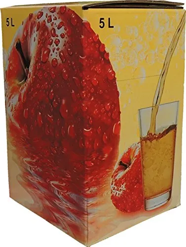 5 Liter Bag in Box Karton Apfel