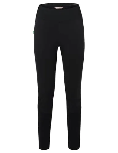 VAUDE WOMEN'S MATERA WARM TIGHTS II - Damen Fahrradhose, Gr. 40, schwarz - Fahrradbekleidung mit winddichtem Material für optimalen Schutz vor Kälte beim Radfahren, ideal für sportliche Aktivitäten.