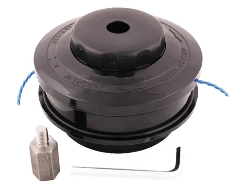 Makita 384224503 Beat and Go Freischneiderkopf 10 m x 1,25 l, 12 m x 1,5 l - Rasentrimmer-Zubehör mit innovativem Beat and Go Mechanismus für einfaches Nachladen der Schnur ohne Werkzeug