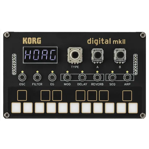 Korg Nu:Tekt NTS-1 mkII Digitaler Synthesizer - Tabletop-Synthesizer mit verbesserter Rechenkapazität, 1 Oszillator und neuen Modulationsmöglichkeiten für kreative Klangerzeugung.