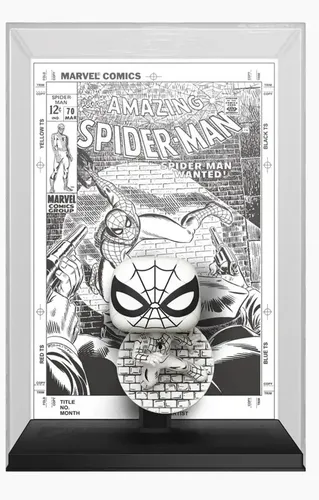 Funko POP! Marvel 85th Anniversary Spiderman Comic Cover - Spielfiguren, exklusive Sammlerfigur zum 85. Jubiläum von Spiderman, ideal für Fans und Sammler.