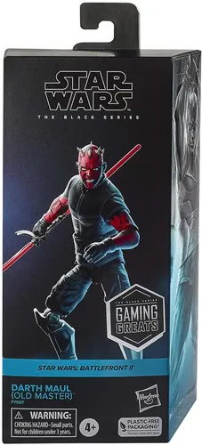 Star Wars The Black Series Darth Maul Action-Figur - 15cm große Action-Figur von Darth Maul, detailreich und perfekt für Sammler und Fans der Star Wars Saga. Ideal für Abenteuer und Rollenspiele!