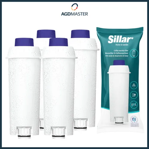 4x Wasserfilter für DeLonghi kompatibel mit DLSC002 SER3017 ECAM ESAM ETAM Serie
