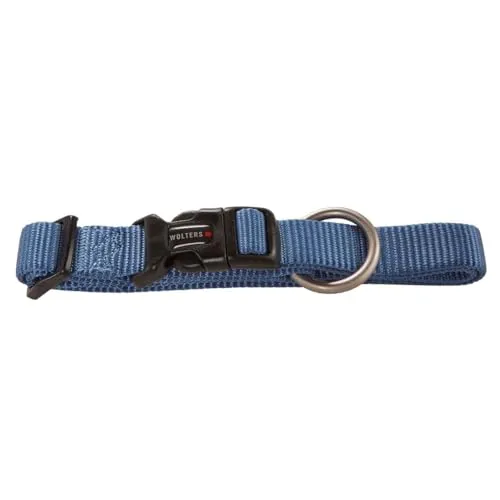 Wolters Halsband Professional extra-breit, Farbe:Riverside Blue, Größe:M 28-40 cm x 20 mm