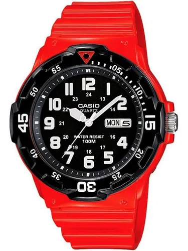 CASIO MRW-200HC-4BVDF HERRENUHR 10 Bar (zd174b) + BOX