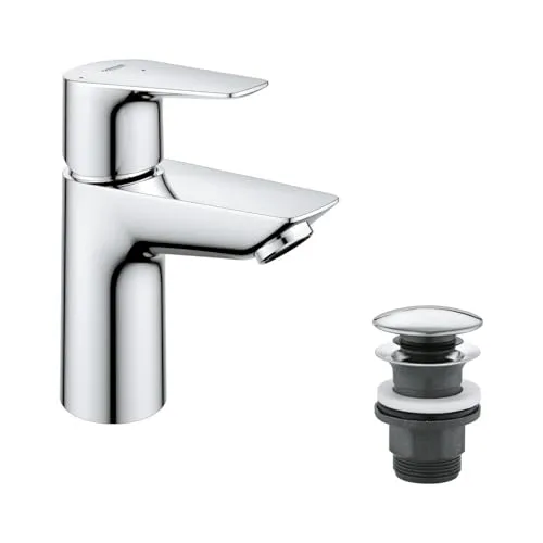 Grohe Start Edge Waschtisch Armatur, S-Size, mit push-open Ablaufgarnitur, 2390
