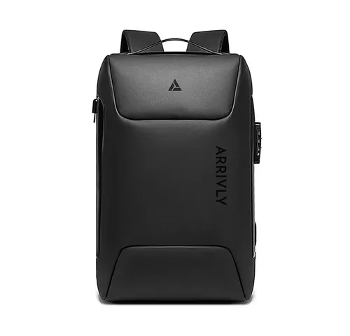 Arrivly Laptoprucksack Z Pro - Vielseitiger Rucksack für Damen und Herren, ideal für Laptop und Alltag, in elegantem Schwarz.