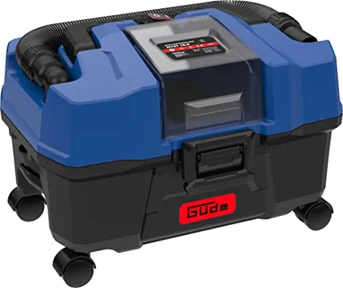 Güde Akku Nass Trockensauger NTST 18-201-05 - Nass- & Trockensauger mit 18V Akku, 10 l Auffangbehälter und kabellosem Betrieb für maximale Flexibilität bei der Reinigung von nassen und trockenen Oberflächen.