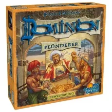 Dominion Erweiterung - Plünderer - Gesellschaftsspiel mit 500 neuen Karten und innovativen Mechaniken, ideal für erfahrene Spieler, die ihre Dominion-Sammlung erweitern möchten.