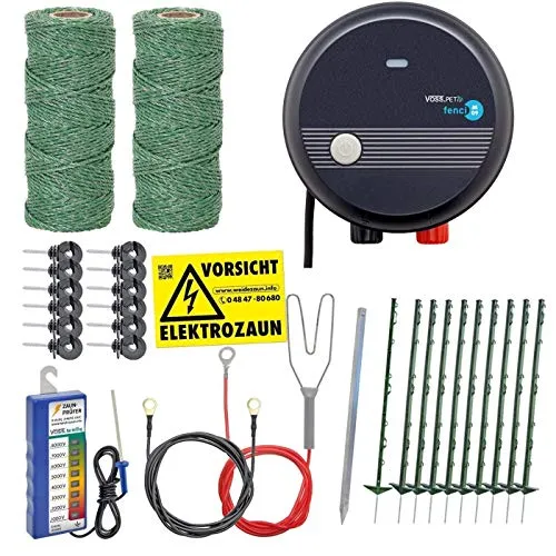 Hundezaun Komplettset 100m Elektrozaun von VOSS.farming