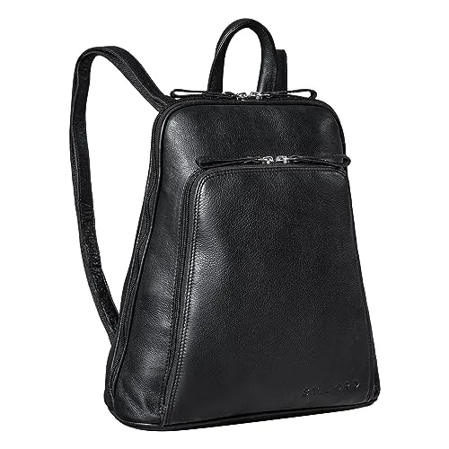 STILORD 'Martha' Lederrucksack - Damen-Rucksackhandtaschen mit elegantem Design und Anti-Diebstahl-Fach – Ihr stilvoller Begleiter für Stadt, Reisen und Büro.