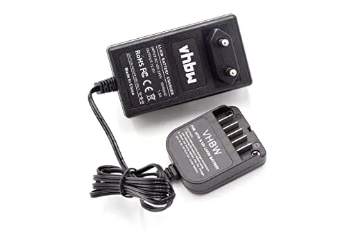 vhbw Ladegerät kompatibel mit Hitachi/HiKOKI CJ10DL, CR10DL, CR 10DL, DB10DL, DB 10DL, DB3DL, DS10DFL, DS10DL, FCG 10DL Werkzeug Akkus
