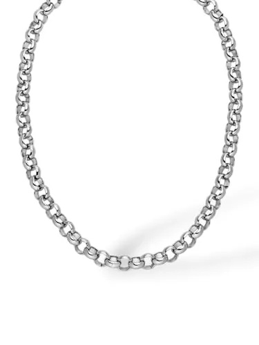 Purelei® Gala Kette – Statement Halskette mit großen Kettengliedern - Elegante 45 cm Halskette aus hochwertigem Edelstahl in Gold, Silber oder Roségold. Setze ein modisches Statement mit dieser vielseitig kombinierbaren Kette, ideal für jeden Anlass.