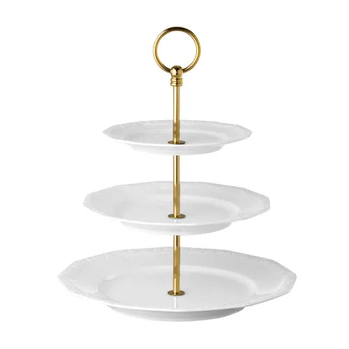Rosenthal Maria Etagere 10430-800001-25300, weiß - Serviergeschirr aus hochwertigem Qualitätsporzellan, stilvoll und zeitlos, ideal für besondere Anlässe und spülmaschinenfest.