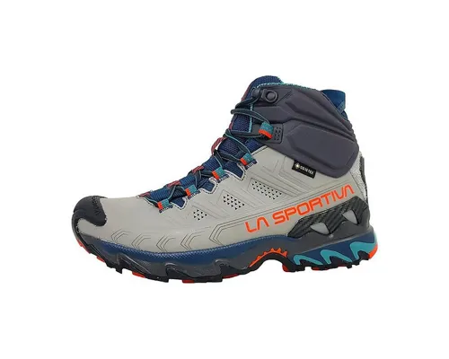 La Sportiva Wanderstiefel Outdoorschuh - Größe 38 EU - Robuste Wanderstiefel aus Leder in Grau, ideal für Outdoor-Abenteuer. Mit rutschfester Gummisohle und schnürbarem Design für optimalen Halt und Komfort.