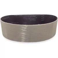 3M Trizact Schleifband 100x915 mm Korn A080 / P240 - 3 Stück - Hochwertiges Schleifband für anspruchsvolle Schleifarbeiten an harten Metalloberflächen. Mit langlebiger Pyramidenstruktur für gleichmäßigen Schliff und hohe Standzeit. Ideal für präzises Vorschleifen.