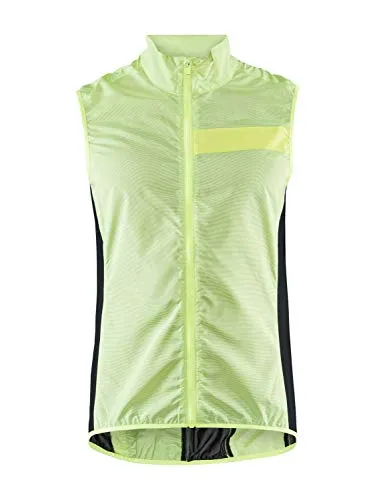 Craft ESSENCE LIGHT WIND VEST M FLUMINO M - Herren Radwesten, ultraleicht und windabweisend für optimalen Komfort beim Radfahren.