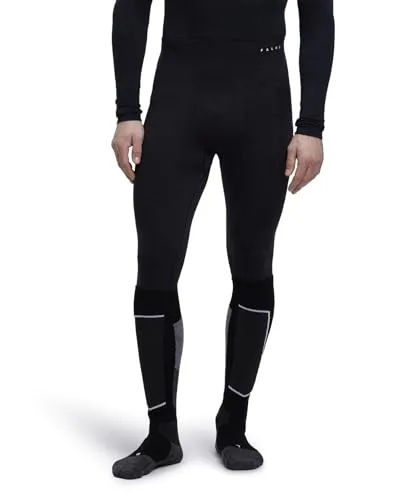 Falke Herren Tights Wool-tech black (3000) L - Funktionsunterwäsche für Herren, hochisolierende Merinowolle sorgt für Wärme und Komfort bei kalten Temperaturen, nachhaltig und feuchtigkeitsregulierend.
