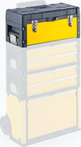 Werkzeugkasten, Trolley Top-Box gelb