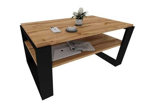 CraftPAK Kaja Wohnzimmer Tisch aus hochwertigem Holz von CraftPAK