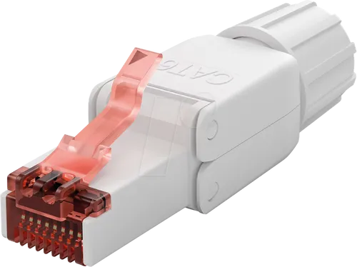 GOOBAY 65942 - Cat.6 RJ45-Stecker, feldkonfektionierbarer, UTP
