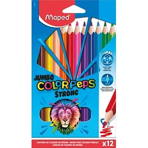 maped COLOR'PEPS STRONG Jumbo Buntstifte farbsortiert, 12 St.