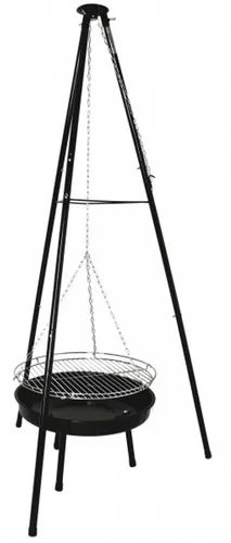 Schwenkgrill Holzgrill Dreibein BBQ