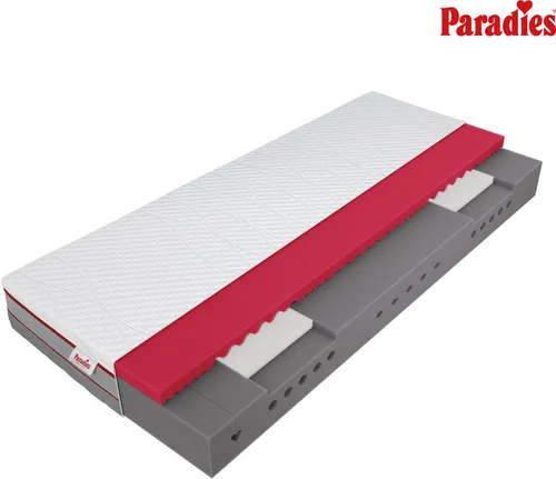 Kaltschaummatratze PARADIES Perfekta KS – 90x200, 160x200 cm - Die Paradies Perfekta KS Matratze bietet ergonomischen Schlafkomfort mit 7 Zonen und integrierter Memoryschaum-Einlage. Ideal für alle Schlafpositionen, sorgt sie für eine optimale Druckentlastung und ein angenehmes Schlafklima.
