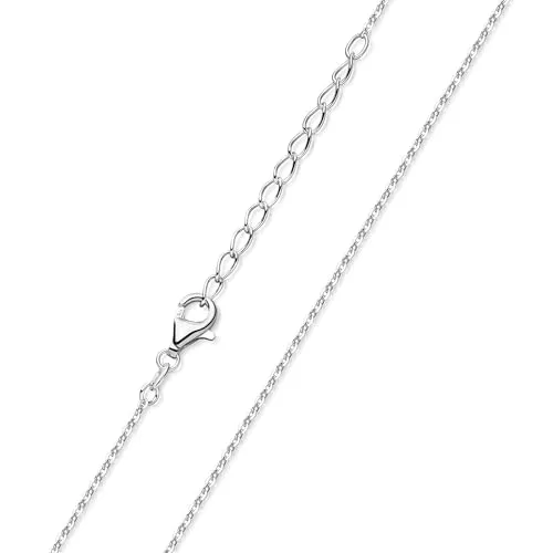 MATERIA by Matthias Wagner Ankerkette Silber 925 Kinder 1,2mm - Feine Kette 36-40cm echt K75