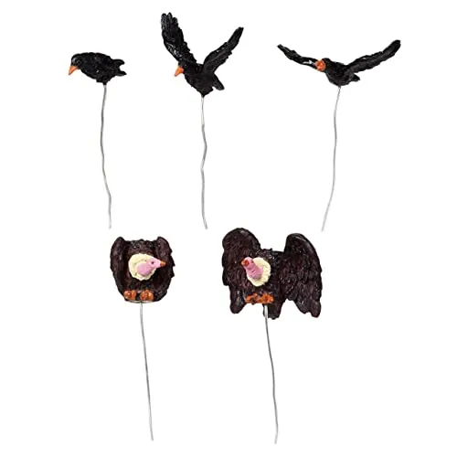 LEMAX - Assorted Birds 84816 Vögel - Geier - Halloween Spookytown