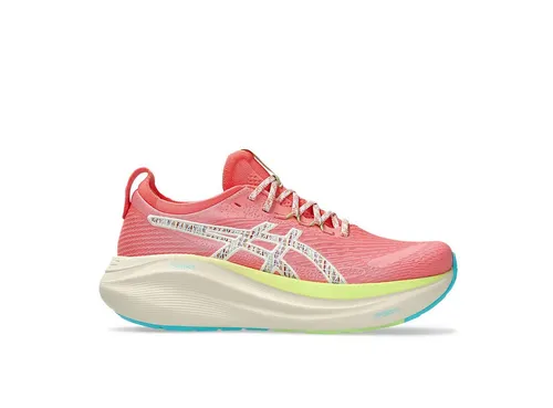 ASICS Gel-Nimbus 27 TR Neutralschuh Damen - Koralle, Beige, Größe 40.5 - Laufschuhe mit PureGELTM-Technologie für sanfte Landungen und FF BLASTTM PLUS ECO-Dämpfung für optimale Energierückgabe. Ideal für Komfort und Grip auf jedem Terrain.