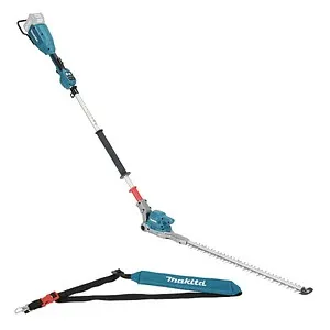 Makita UN001GZ Akku-Heckenschneider 40V max. - Leistungsstark und leicht - Heckenschneider mit 180° Faltmechanismus für einfachen Transport. Ideal für Gartenpflege, leicht und wetterbeständig, mit 3-fach Drehzahlregulierung und Motorbremse.