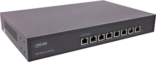 InLine Netzwerk Switch 8-Port - 10Gigabit Ethernet - 19