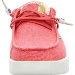 Fusion Damenschuhe Leinenschuhe Slipper Rot – Flexibel und Bequem - Slipper & Loafer, ultra flexibel mit federleichtem Tragekomfort und toller Passform – perfekt für Freizeit und Naturverbundenheit.