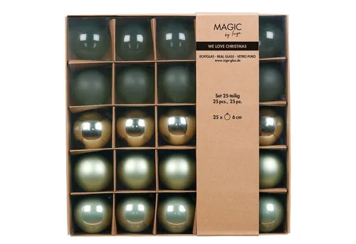 Weihnachtsbaumschmuck Grün von MAGIC by Inge