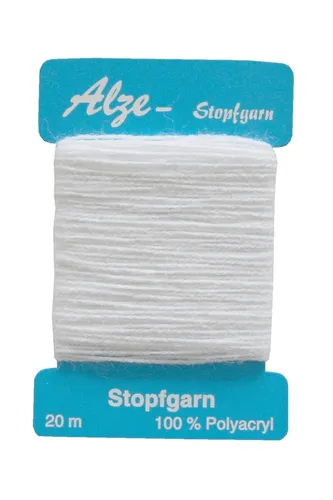  0,09€/m) Stopfgarn Stopftwist Polyacryl 20m weiß (0000