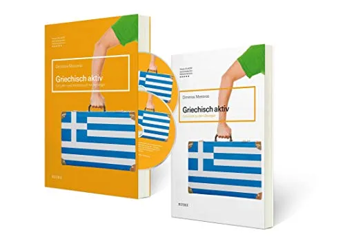 Griechisch aktiv – Set: Lehr- und Arbeitsbuch - Neugriechisch lernen mit umfassendem Lehr- und Arbeitsbuch, inklusive zwei mp3-CDs für verbessertes Hörverständnis und einer praktischen Lernkarte.