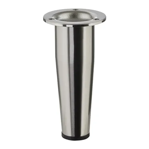 SOTECH Möbelfuß Fox-TROT Vitrinenfuß Edelstahloptik/Höhe: 80 mm verstellbar von SO-TECH
