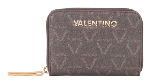 Valentino Querbörse Damen Lady RE Wallet moro naturale VPS8GT137 - Elegante Portemonnaie mit umlaufendem Reißverschluss, 2 Scheinfächern, Münzfach und 4 Kartenfächern – ideal für stilbewusste Frauen.