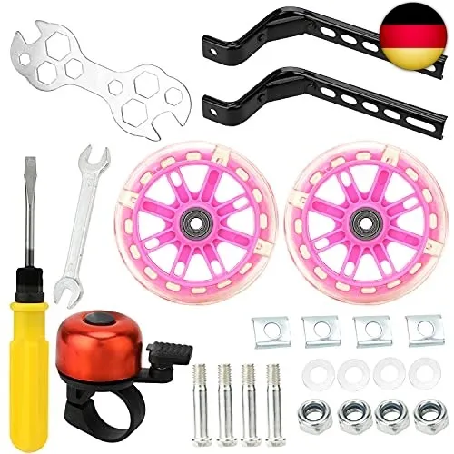 Pwsap Fahrrad Stützräder Fahrradstabilisatoren für Kinderfahrrad, Hilfsräder für