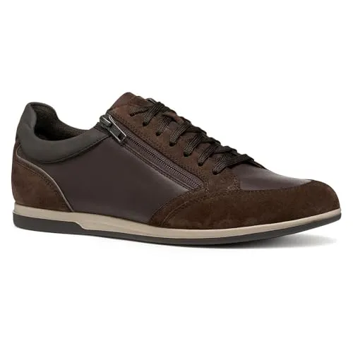 Geox Herren U Renan Sneaker, Braun, 41 EU