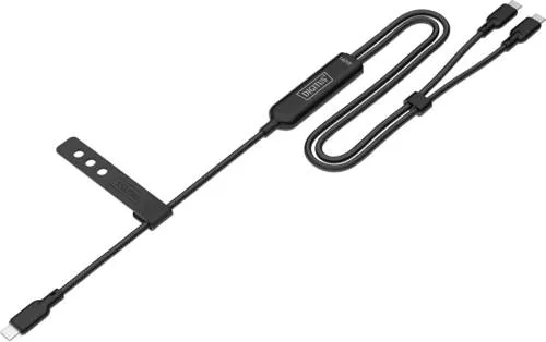 Digitus USB-C Kabel USB 2.0 USB-C, USB-C Stecker 180cm Schwarz AK-300170-018-S