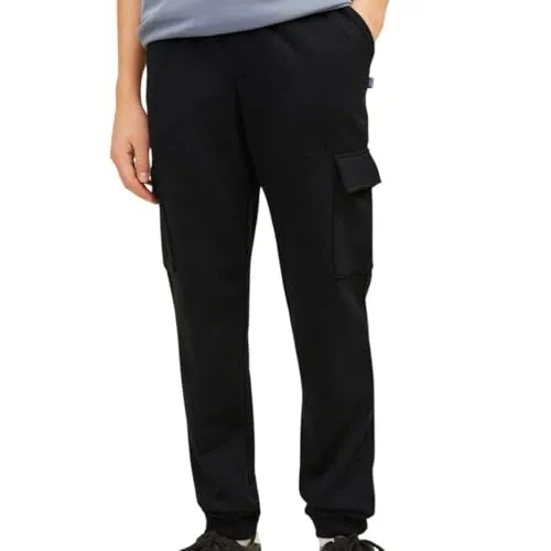 JACK&JONES JUNIOR JPSTGORDON JJBRADLEY Cargo Pants für Jungen - Hosen für Jungen, stylische Cargo-Pants mit praktischen Taschen und robustem Material für Abenteuer und Spiel.
