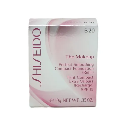 Shiseido The Makeup Perfect Smoothing Compact Foundation 10g  Refill B20 Natural