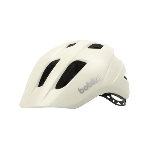 Bobike Exclusive Plus Helm 8742100008 – Kinderhelm, Kleinkinderhelm, Multi-Sporthelm Mit 11 Belüftungen, Reflektierende Sicherheit, Insektenschutz, Verstellbar, S, 4–7 Jahre, 52–56 cm, Creme