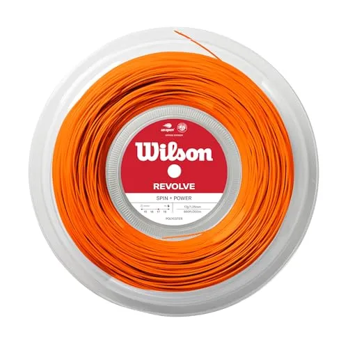 Wilson Revolve SPIN 200m Rolle in orange von Wilson