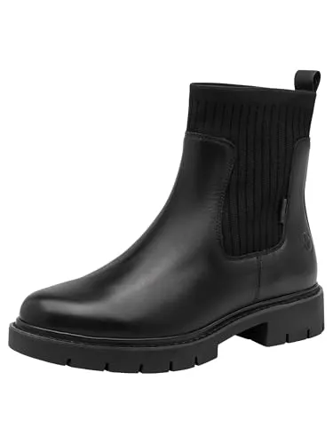 Tamaris Comfort Damen Chelsea Boots Wasserabweisend, Schwarz, 40 EU - Wanderschuhe mit DUO-TEX Membran für trockene und warme Füße, ideal für jedes Wetter. Hochwertiges Material kombiniert Stil und Komfort für anhaltenden Tragekomfort.